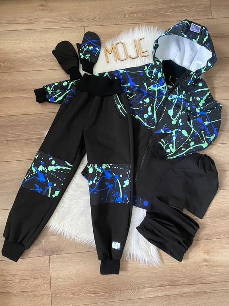 Softshellove nohavice, 92 - 128