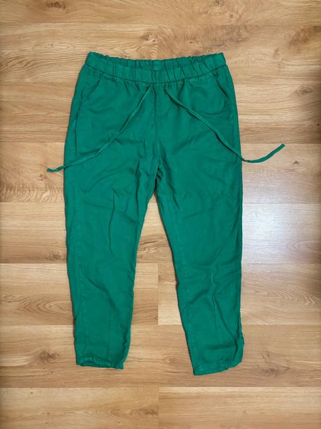 Nohavice zelené, xl
