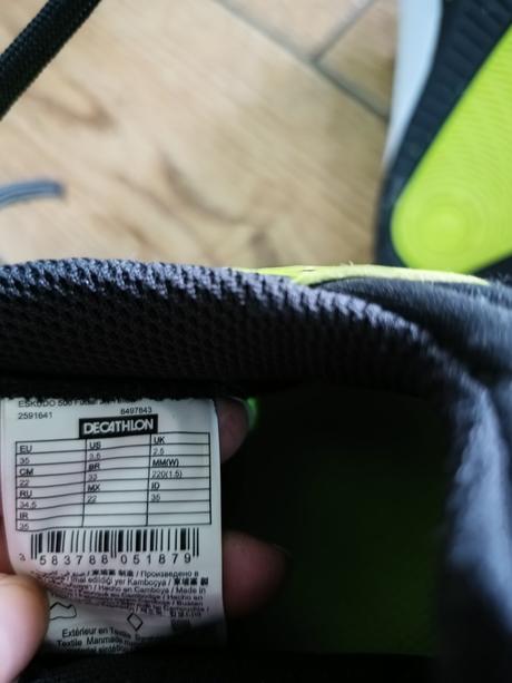 Tenisky do haly, halovky, decathlon,35