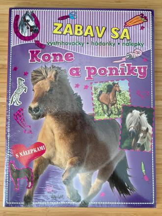 Kniha zabav sa - kone a poníky, 