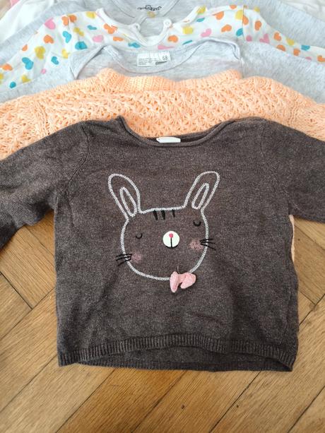 Obrovský dievčenský balík veľkosť 68, 68–80