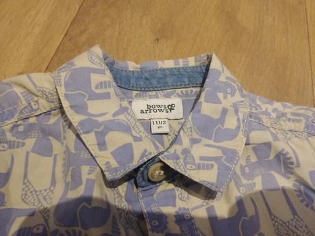 Chlapčenská košeľa zn. bows a arrows, 1-1/2roka, bows & arrows,86