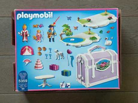 Playmobil 5359 princeznine narodeniny/kufrík,