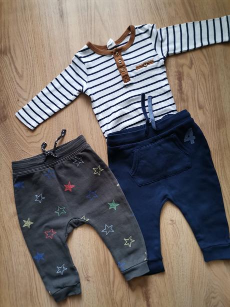 Tepláky 2ks, h&m,68