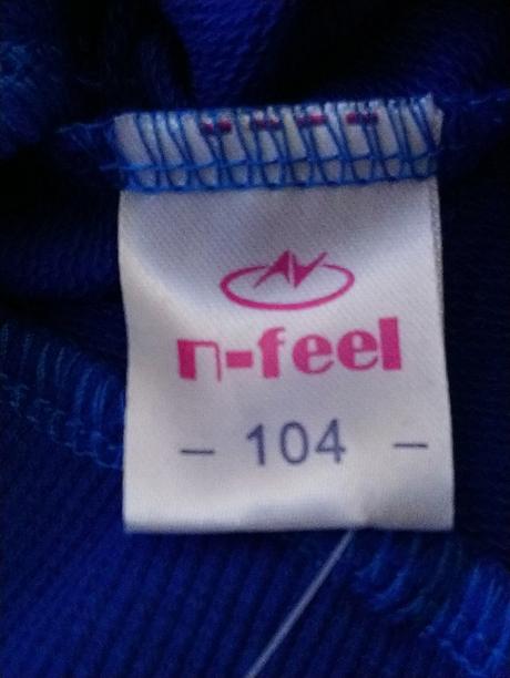 Modré tepláky music, n-feel, 98-104 cm, 104