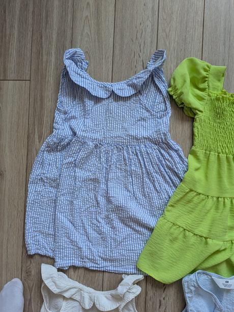 Dievcenske letne saty, h&m,116