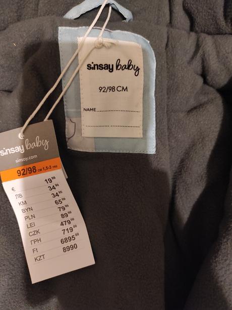 Overal neoblečený 92-98, sinsay,92