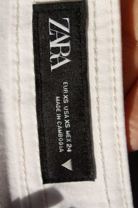 Volne siroke biele zara nohavice, zara,xs