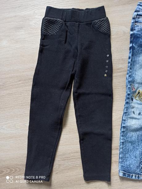 Legíny, rifle 110-116 pre dievčatko, 110