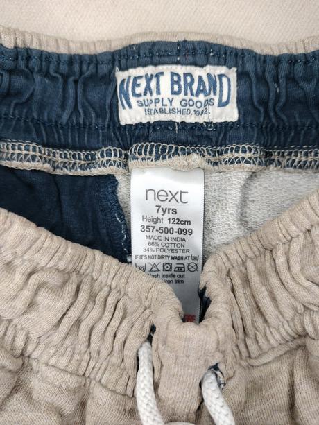 Next béžové chlapčenské tepláky, next,122