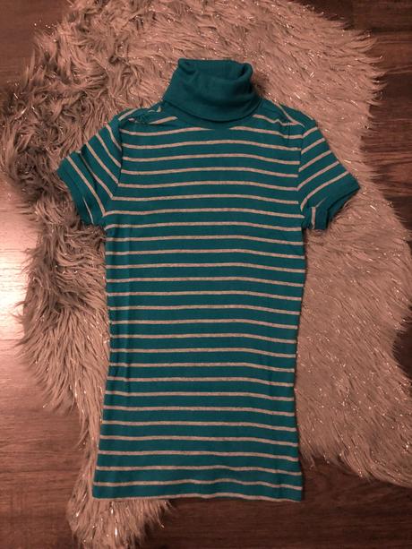 Modrý rolák s krátkym rukávom, terranova,xs