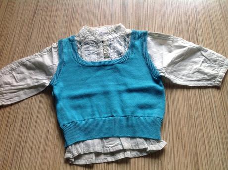 Blúzka s vestou lilliput /dk1, 80