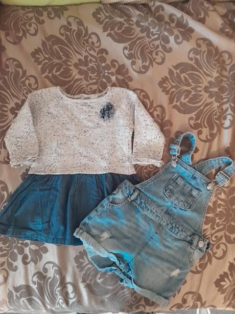 Riflove šaty a riflové kra, miniclub,92