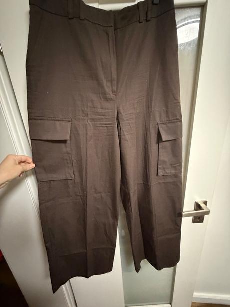 Široké čoko nohavice, reserved,l