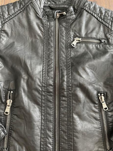 Koženková bunda, h&m,110