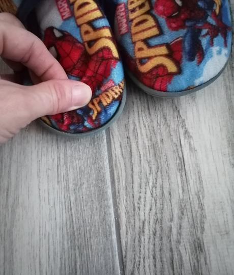 Teplé papučky spiderman - 28 + ortopedické vložky, 28