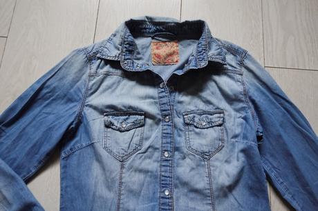 Mäkká riflová košela denim co, denim co,34