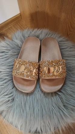 Šľapky zlaté 31, 31