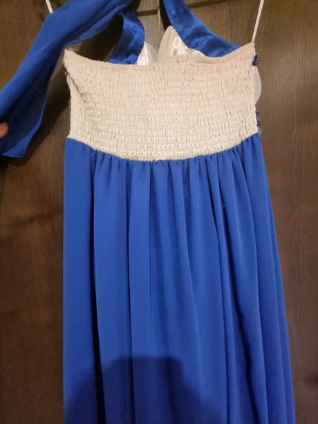 Kráľovsky modré spoločenské šaty, m