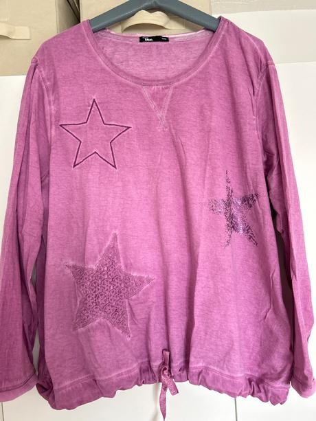 Tričko voľného strihu s hviezdami 50/52, takko,54