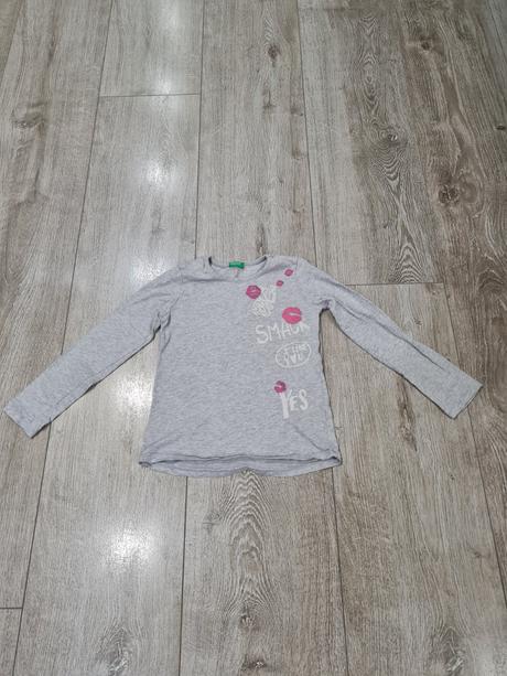 Tričko s dlhým rukávom benetton, benetton,128