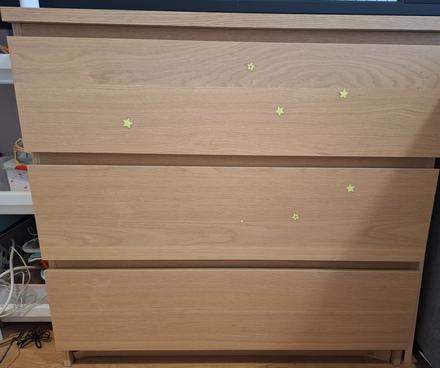 Komoda ikea dyha dub, 