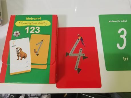 Montessori karty cisla,