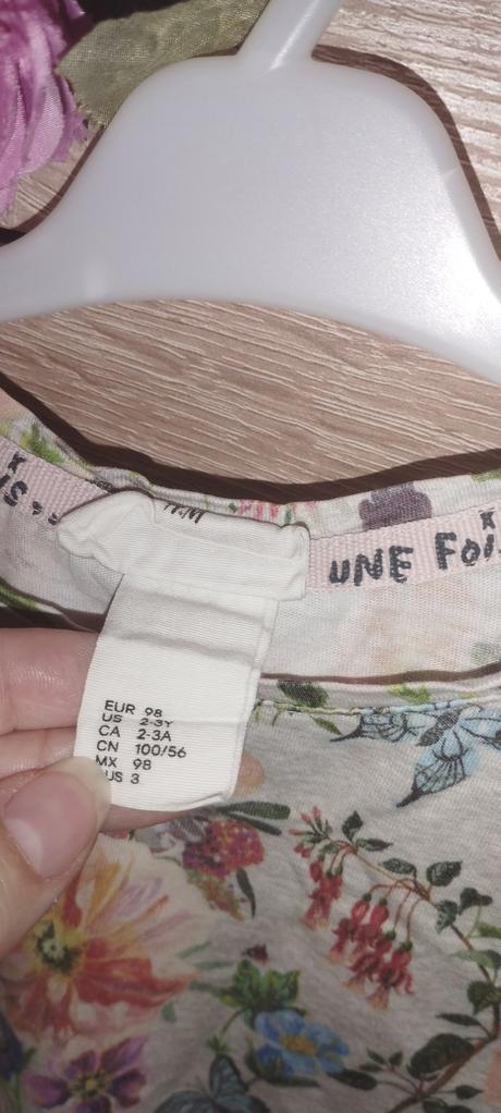 Nádherné tričko 98/104, h&m,98