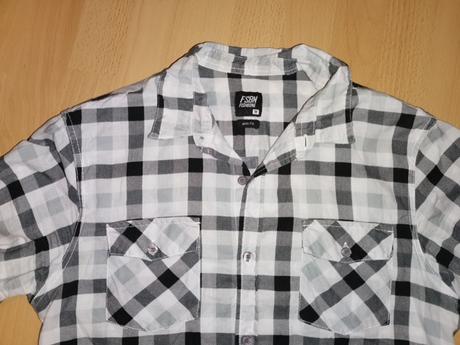 Cierno-biela kosela kocka, fishbone,m