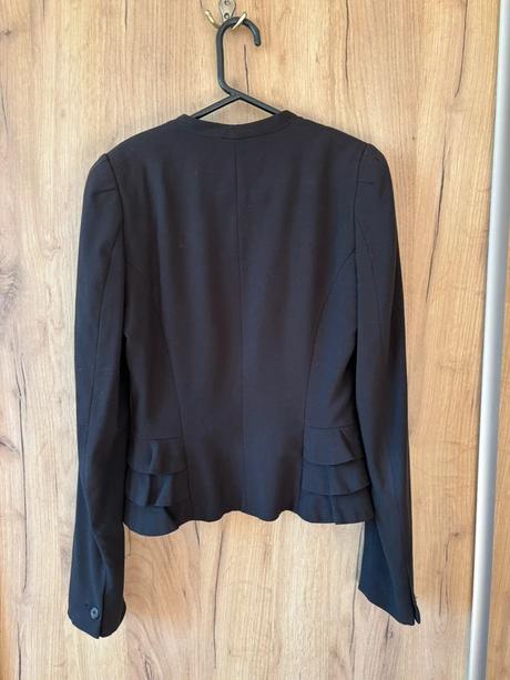 Čierne elegantné sako, h&m,34