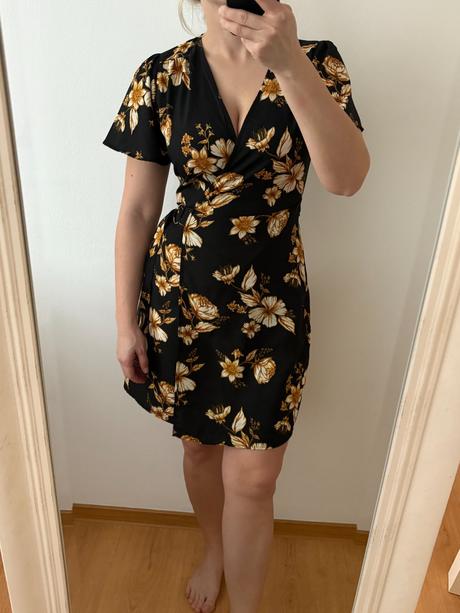 Kvetované, zavinovacie šaty, terranova,xs