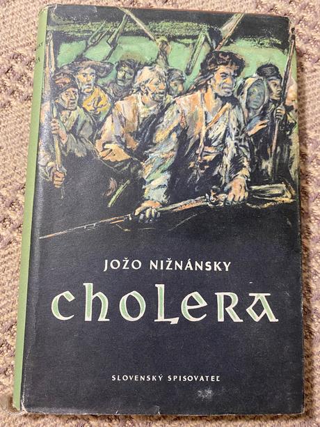 Stará retro kniha jožo nižnánský  cholera 1958, 