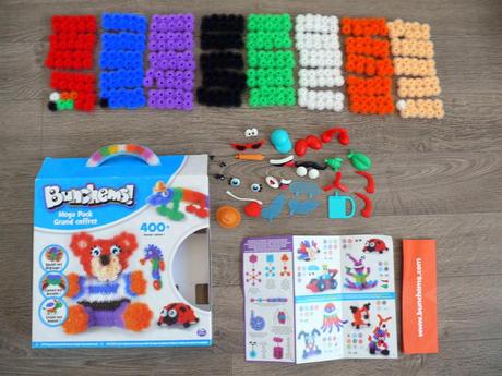 Bunchems zvieratká megabal.-kreatívna stavebnica, 