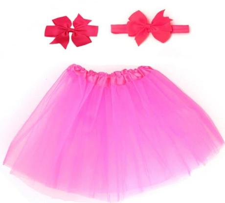 Tutu sukna na viac velkosti + celenka + sponka, <50 - xs