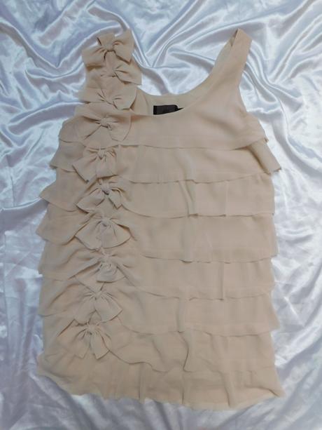 Pekne trendy volanikove šaty, h&m,38