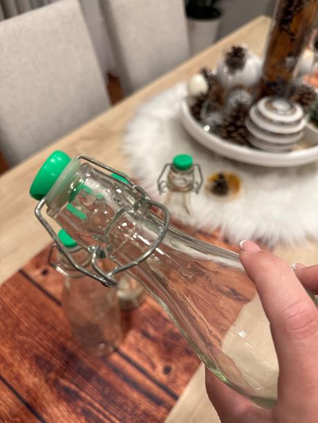 Sklenené fľaše so zatváraním 4 kusy,