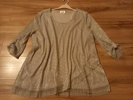 Strieborná dámska blúzka č.44/46, 44