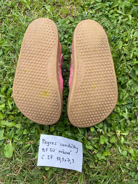 Pegres sandálky kožené, pegres,27