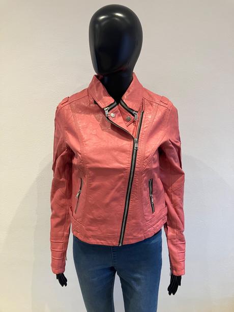 Dámsky koženkový kabát river island (38), river island,m