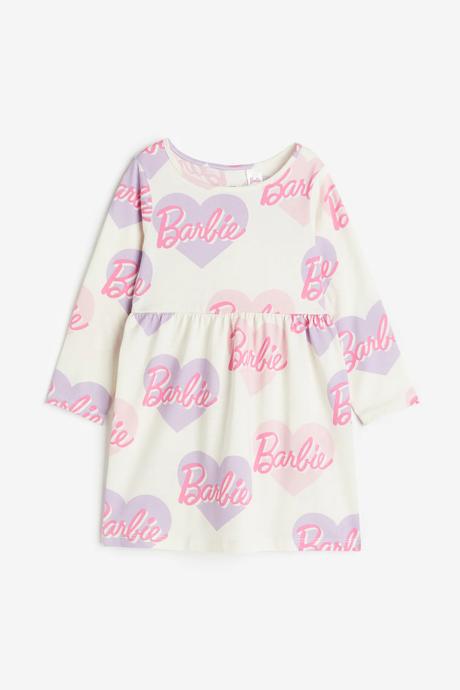 Barbie bavlnené šaty hm, h&m,128
