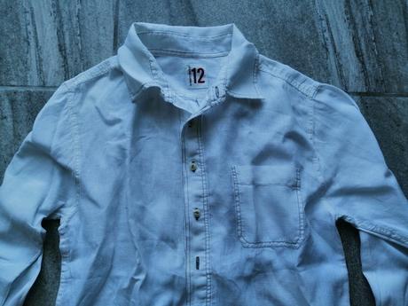 Biela ľanová košeľa v152-158, lindex,152