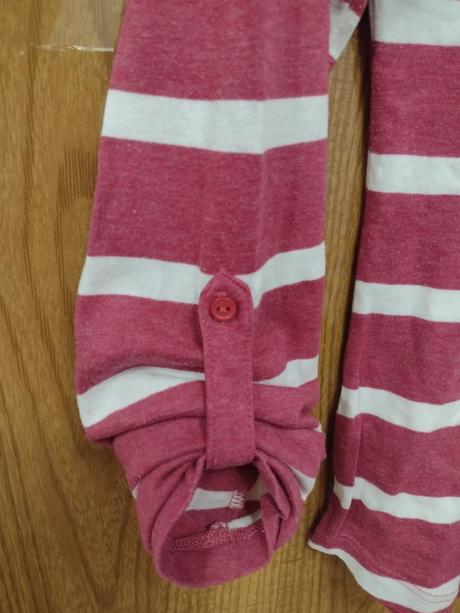 Pásikavé tričko s dlhým rukávom, terranova,m