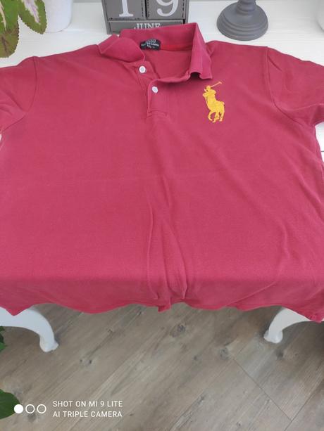 Cervena polo kosela, ralph lauren,l