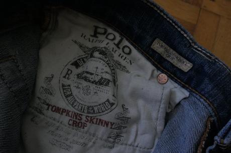 Ralph lauren tompkins skinny vel.l/ 30, ralph lauren,l