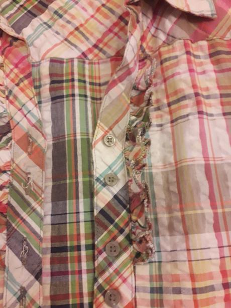 Romantická košeľa s drobnými volánikmi, xl