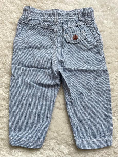 Svetlomodre pasikave nohavice lupilu, lupilu,68