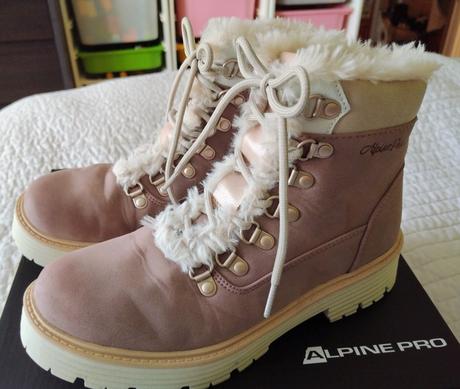 Zimné zateplené topánky, alpine pro,37