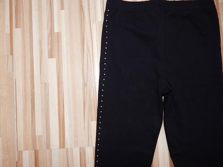 Čierne legínky s kamienkami, kiki&koko,122