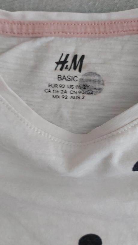 Tričko bodkované h&m 92, h&m,92