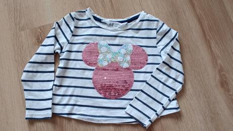 Tričko minnie, h&m,98